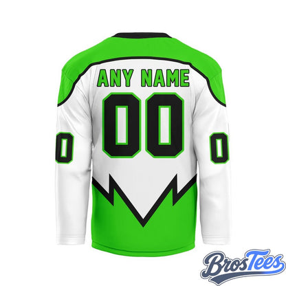 Saskatchewan Rush White Custom Hockey Jersey