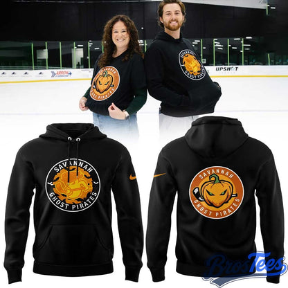 Savannah Ghost Pirates Halloween Black Hoodie