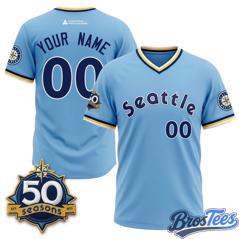 Seattle Mariners Legacy Edition Custom Baseball Jersey