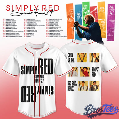 Simply Red - Summer Funk ’27 Baseball Jersey