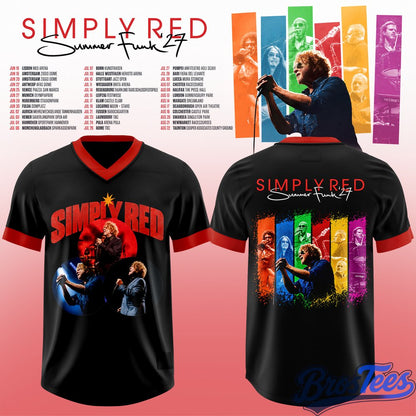 Simply Red - Summer Funk ’27 Football Jersey