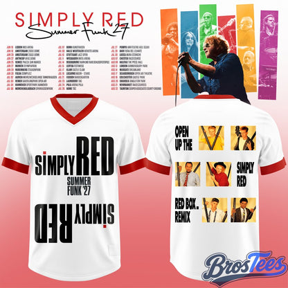 Simply Red - Summer Funk ’27 Football Jersey