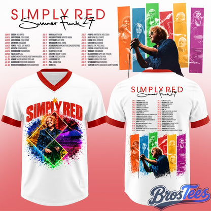 Simply Red - Summer Funk ’27 Football Jersey