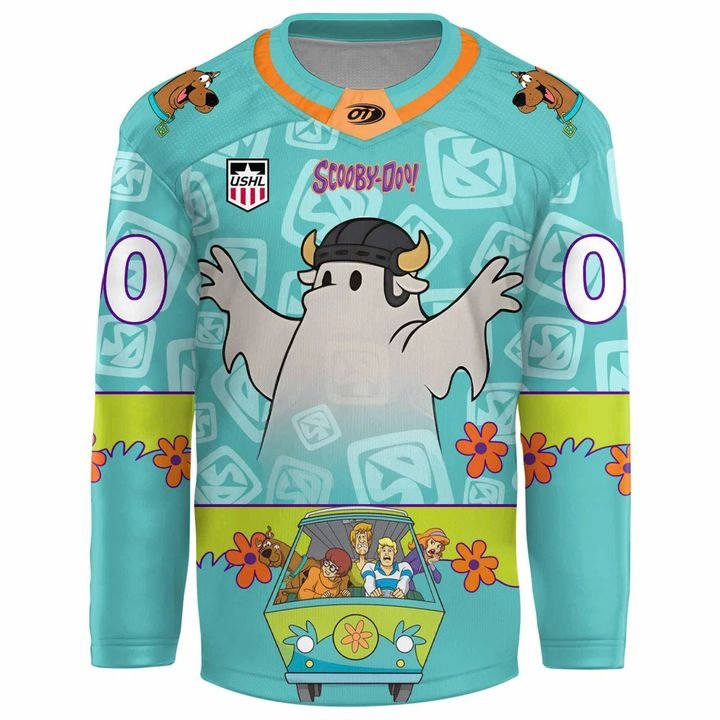 Sioux Falls Stampede Slooby-Doo Custom Hockey Jersey