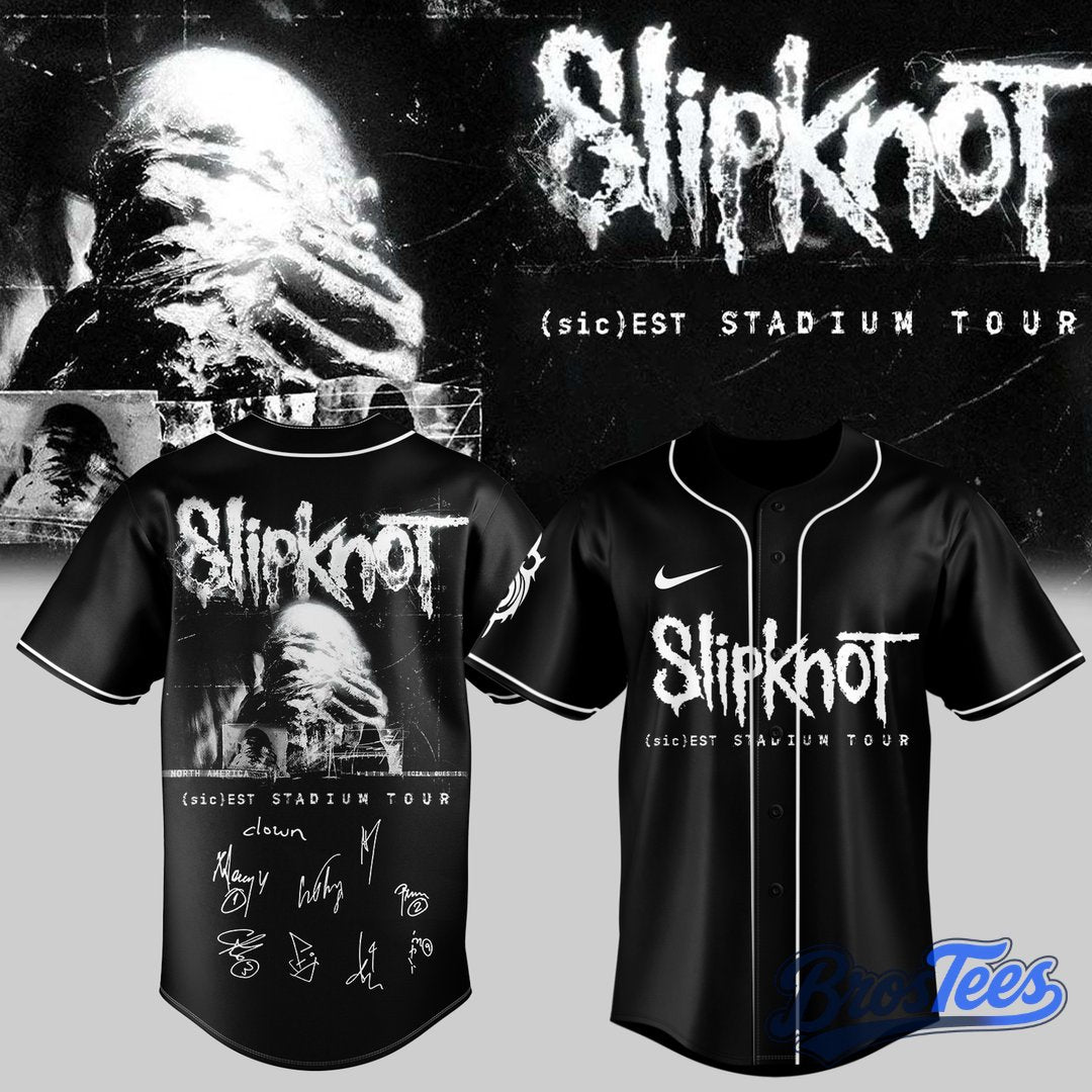 Slipknot ”(sic)est Stadium Tour” Limited Edition Signature Baseball Jersey