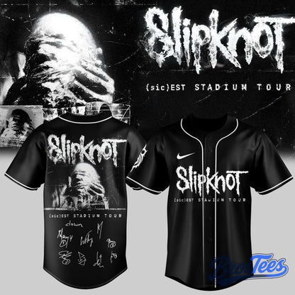 Slipknot ”(sic)est Stadium Tour” Limited Edition Signature Baseball Jersey