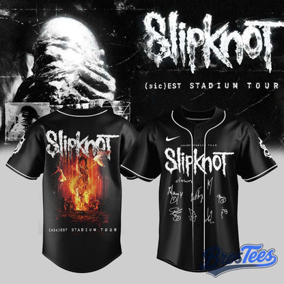 Slipknot ”(sic)est Stadium Tour” Limited Edition Signature Baseball Jersey
