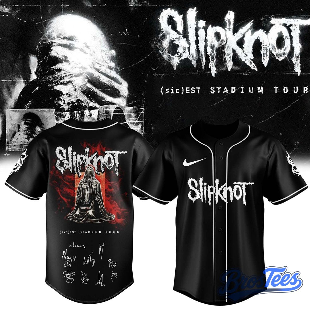Slipknot ”(sic)est Stadium Tour” Limited Edition Signature Baseball Jersey
