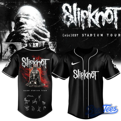 Slipknot ”(sic)est Stadium Tour” Limited Edition Signature Baseball Jersey