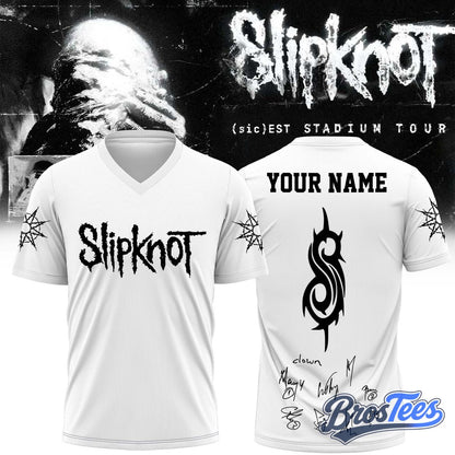 Slipknot ”(sic)est Stadium Tour” Limited Edition Signature Football Jersey Custom