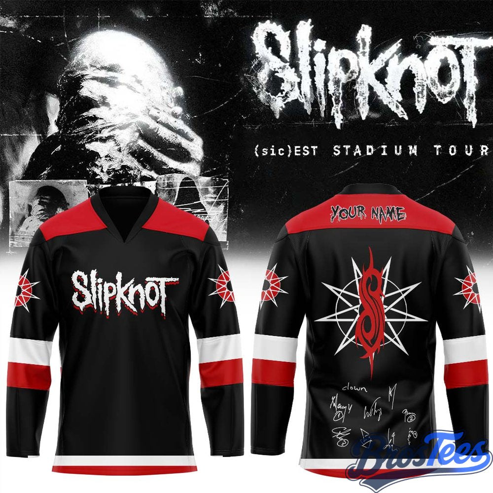 Slipknot ”(sic)est Stadium Tour” Limited Edition Signature Hockey Jersey