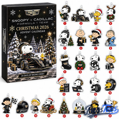 Snoopy x Cadillac Formula 1 Christmas 2026 Advent Calendar