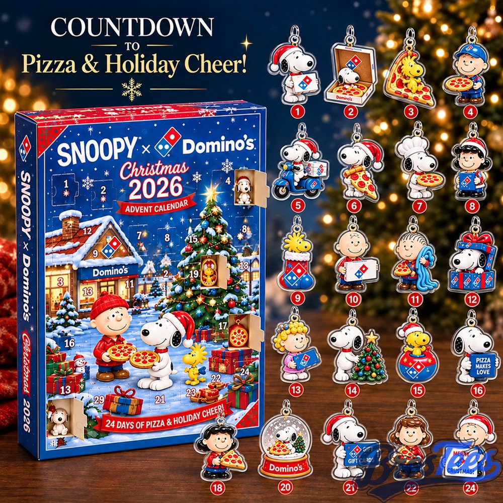 Snoopy x Domino's Christmas 2026 Advent Calendar for Peanuts Fans