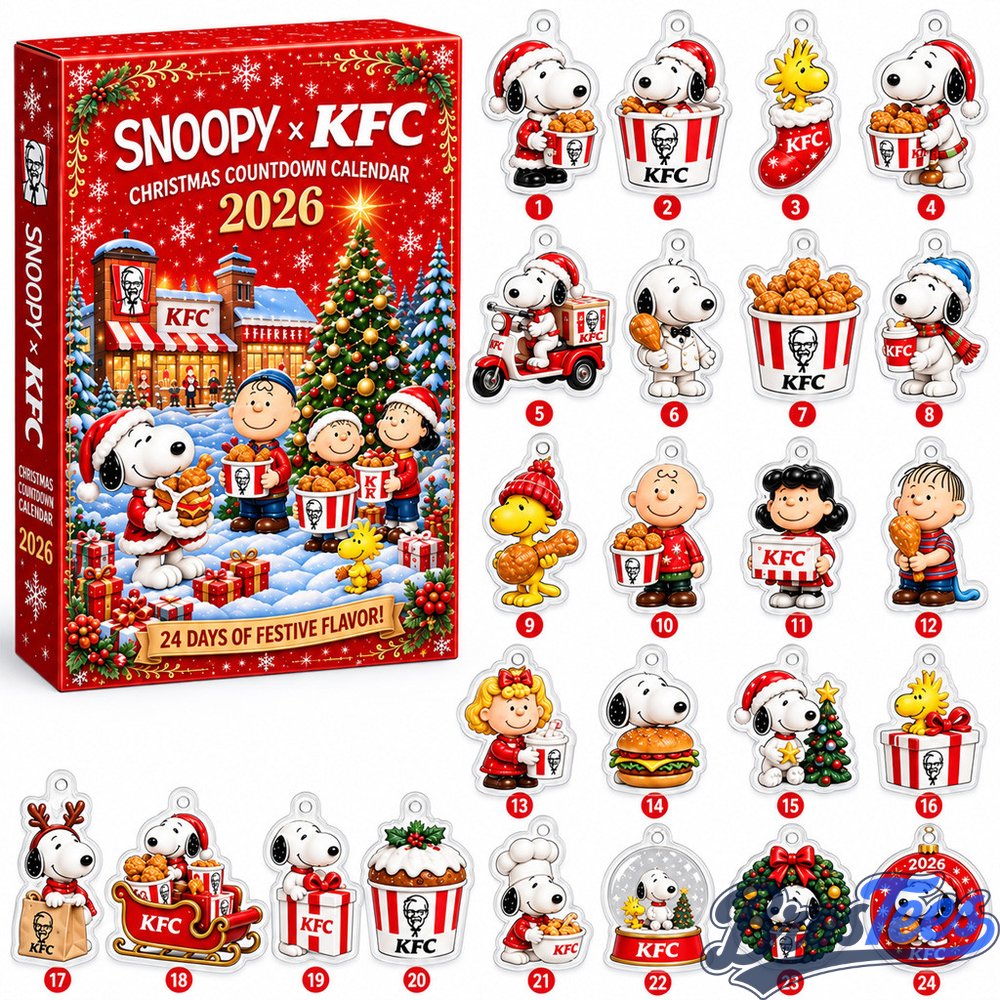 Snoopy x KFC Christmas 2026 Advent Calendar for Peanuts Fans