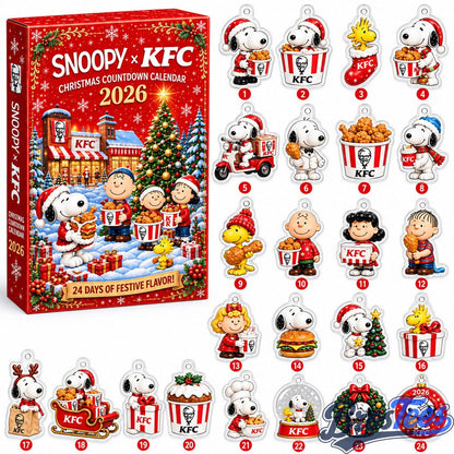 Snoopy x KFC Christmas 2026 Advent Calendar for Peanuts Fans