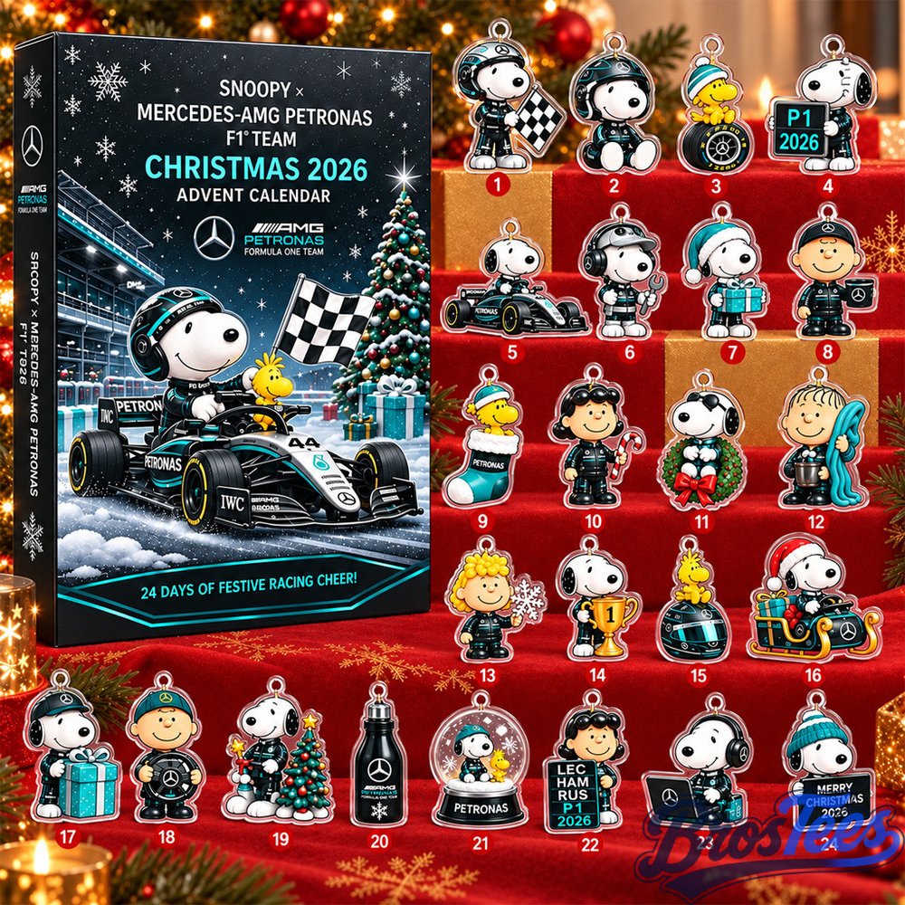 Snoopy x Mercedes AMG Petronas Christmas 2026 Advent Calendar