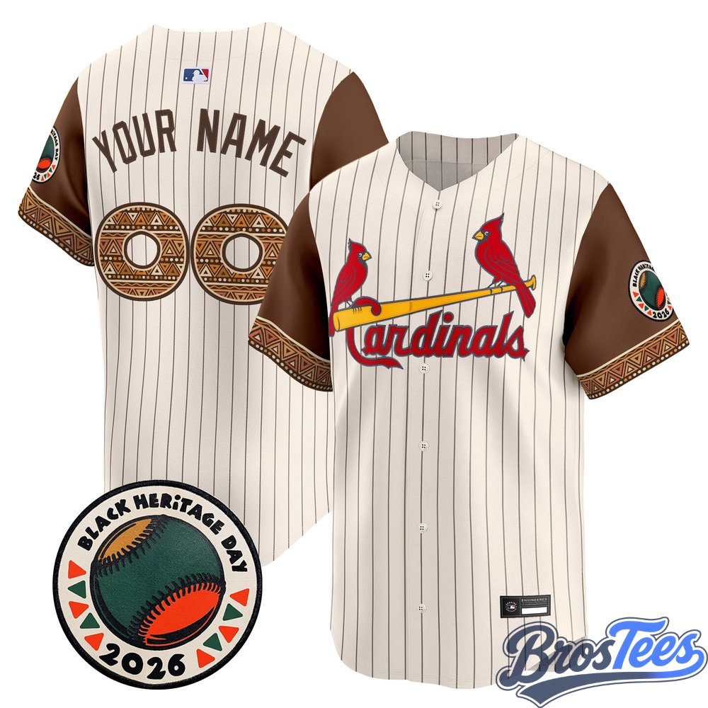 St. Louis Cardinals 2026 Black Heritage Day Vapor Premier Limited Custom Baseball Jersey