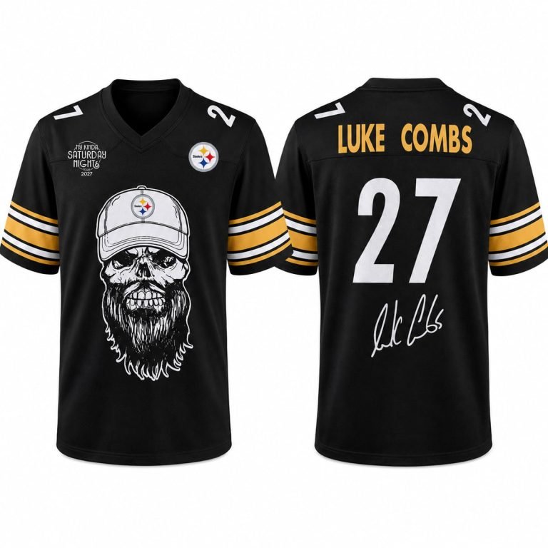 Steelers Luke Combs My Kinda Saturday Night Tour 2027 Football Jersey