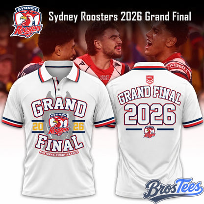 Sydney Roosters 2026 Grand Final Polo Shirt