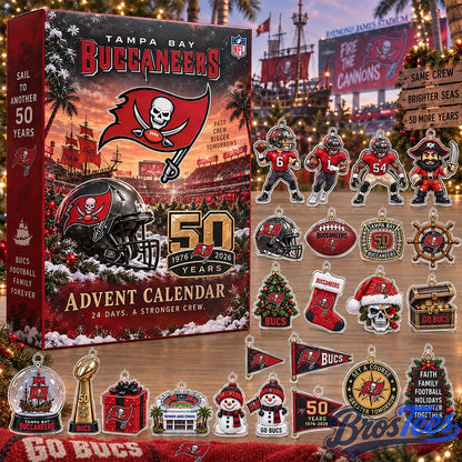 Tampa Bay Buccaneers 50th Anniversary 2026 Advent Calendar