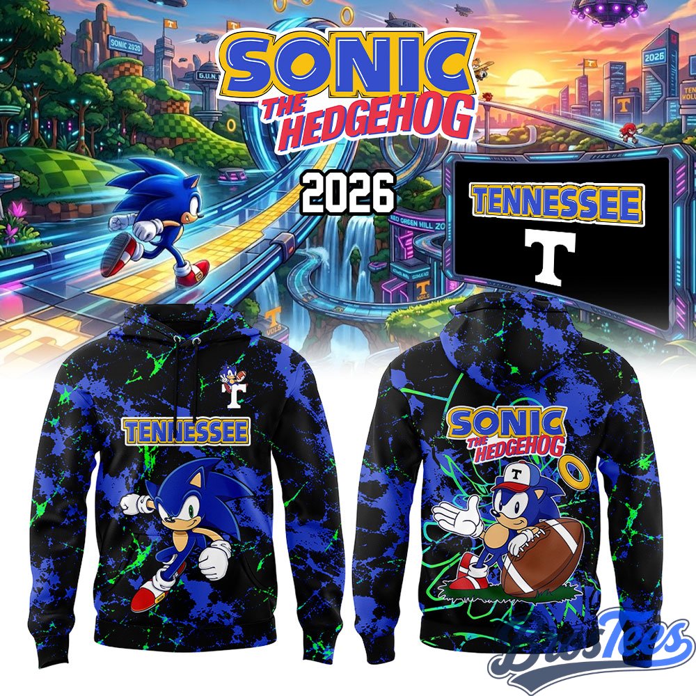 Tennessee Football Sonic the Hedgehog 2026 Hoodie