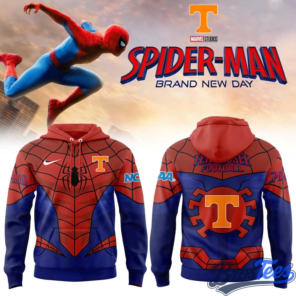 Tennessee Football x Spider-Man 2026 Merch Hoodie