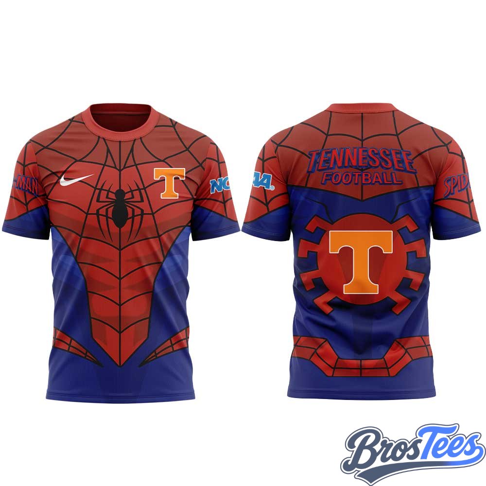 Tennessee Football x Spider-Man 2026 Merch Shirt