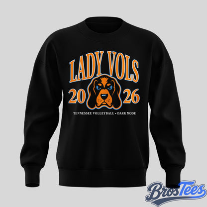 Tennessee Lady Volunteers volleyball Dark Mode Special SWEATSHIRT
