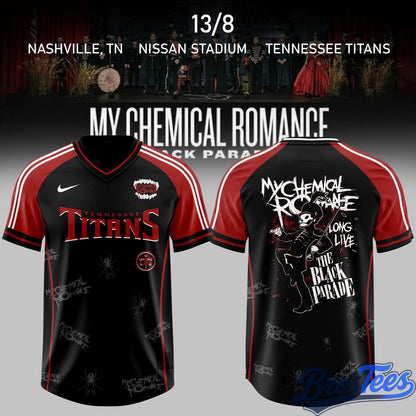Tennessee Titans x My Chemical Romance The Black Parade 2026 Football Jersey