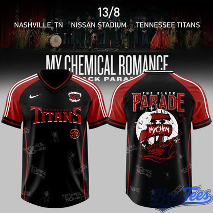 Tennessee Titans x My Chemical Romance The Black Parade 2026 Football Jersey
