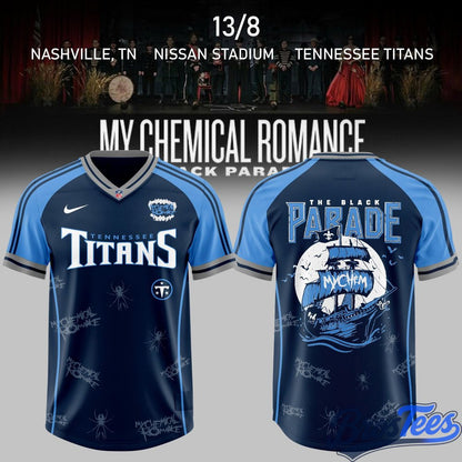 Tennessee Titans x My Chemical Romance The Black Parade 2026 Football Jersey