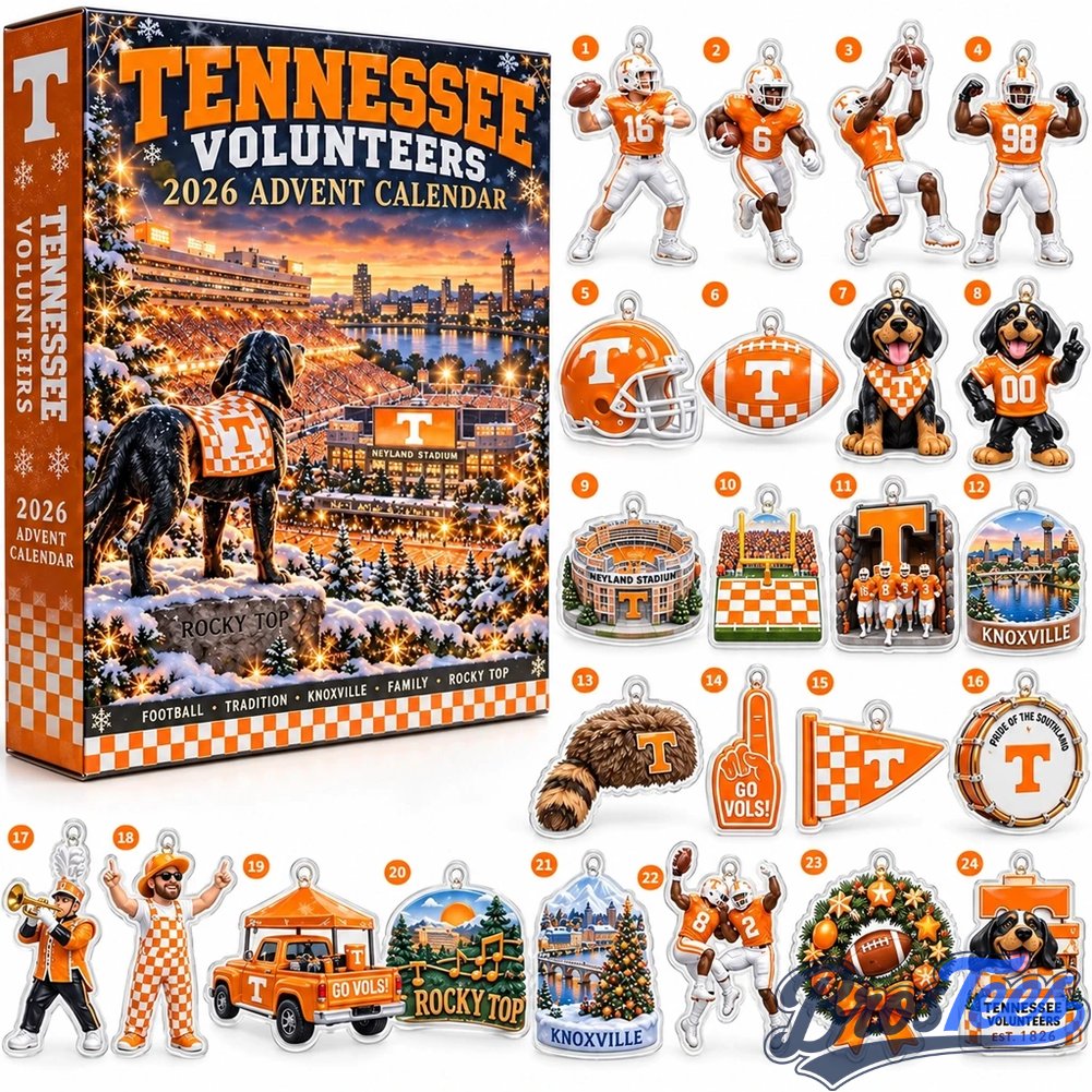 Tennessee Volunteers 2026 Christmas Advent Calendar