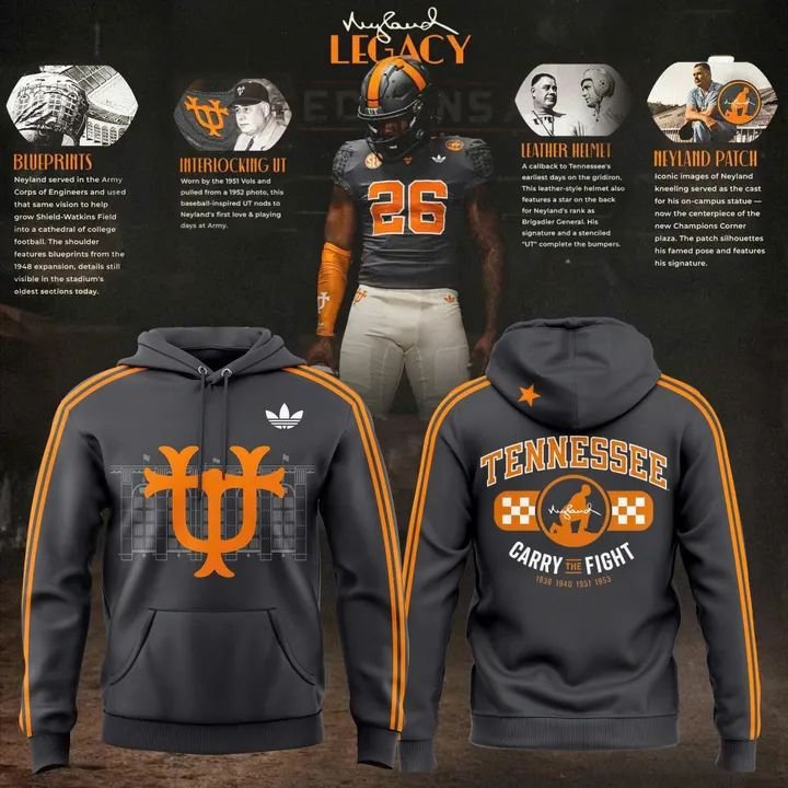 Tennessee Volunteers Neyland Legacy Charcoal Limited Hoodie