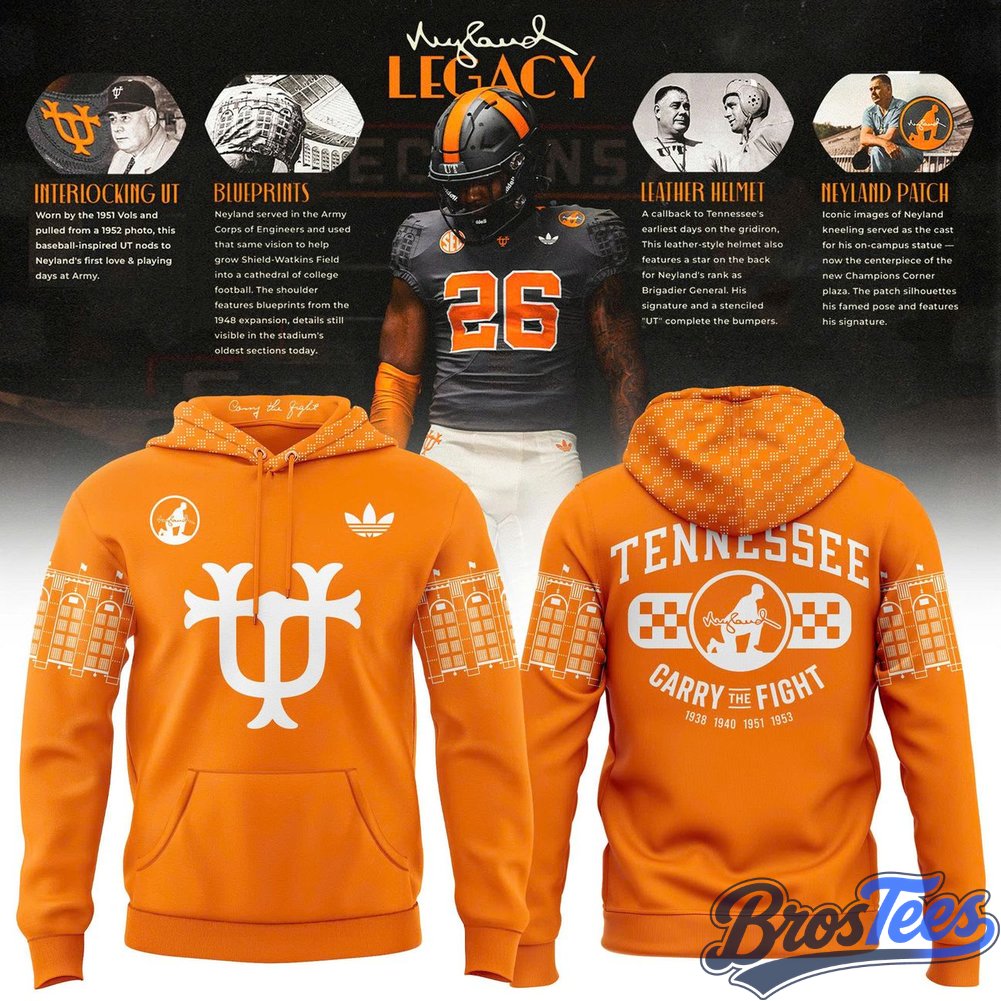 Tennessee Volunteers Neyland Legacy Charcoal Limited Hoodie