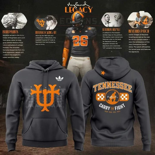 Tennessee Volunteers Neyland Legacy Charcoal Limited Hoodie