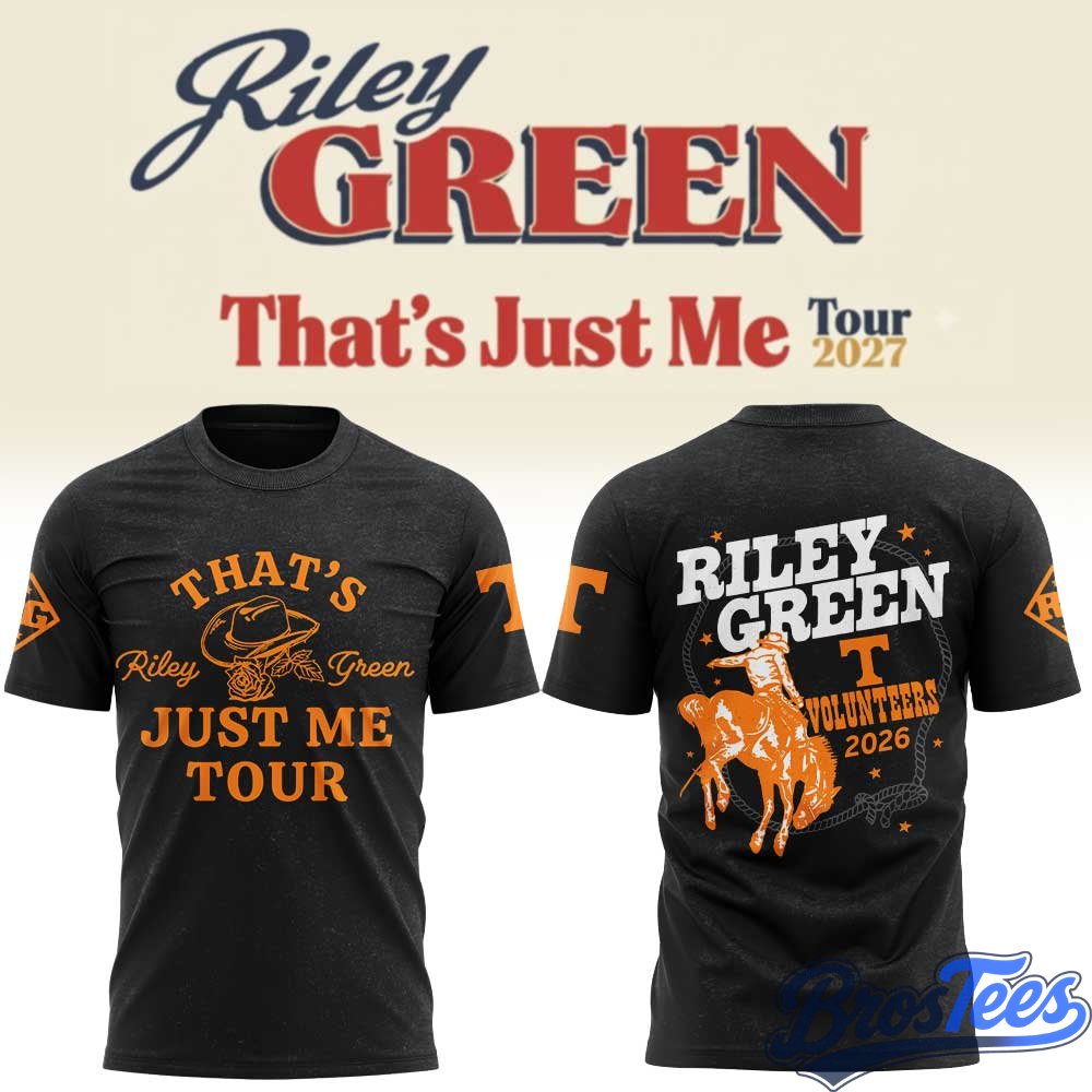 Tennessee Volunteers x Riley Green “That’s Just Me Tour” Limited Edition Shirt