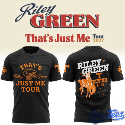 Tennessee Volunteers x Riley Green “That’s Just Me Tour” Limited Edition Shirt