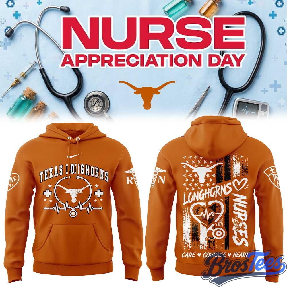Texas Longhorns Nurse Appreciation 2026 Hoodie