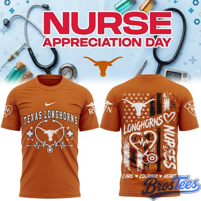 Texas Longhorns Nurse Appreciation 2026 Shirt