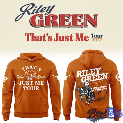Texas Longhorns x Riley Green “That’s Just Me Tour” Limited Edition Hoodie