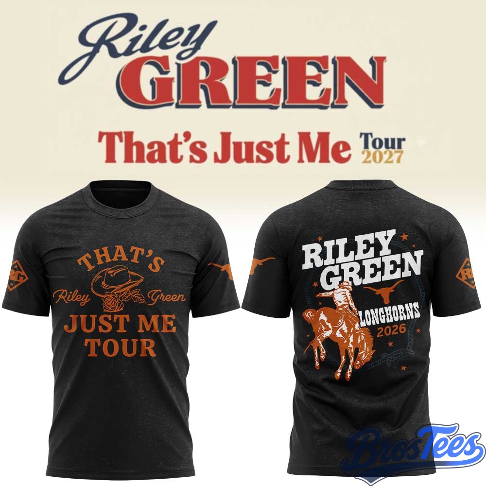 Texas Longhorns x Riley Green “That’s Just Me Tour” Limited Edition Shirt
