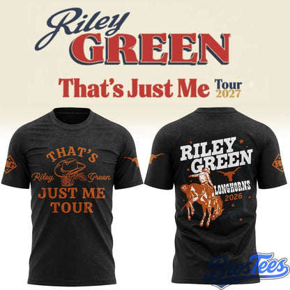 Texas Longhorns x Riley Green “That’s Just Me Tour” Limited Edition Shirt