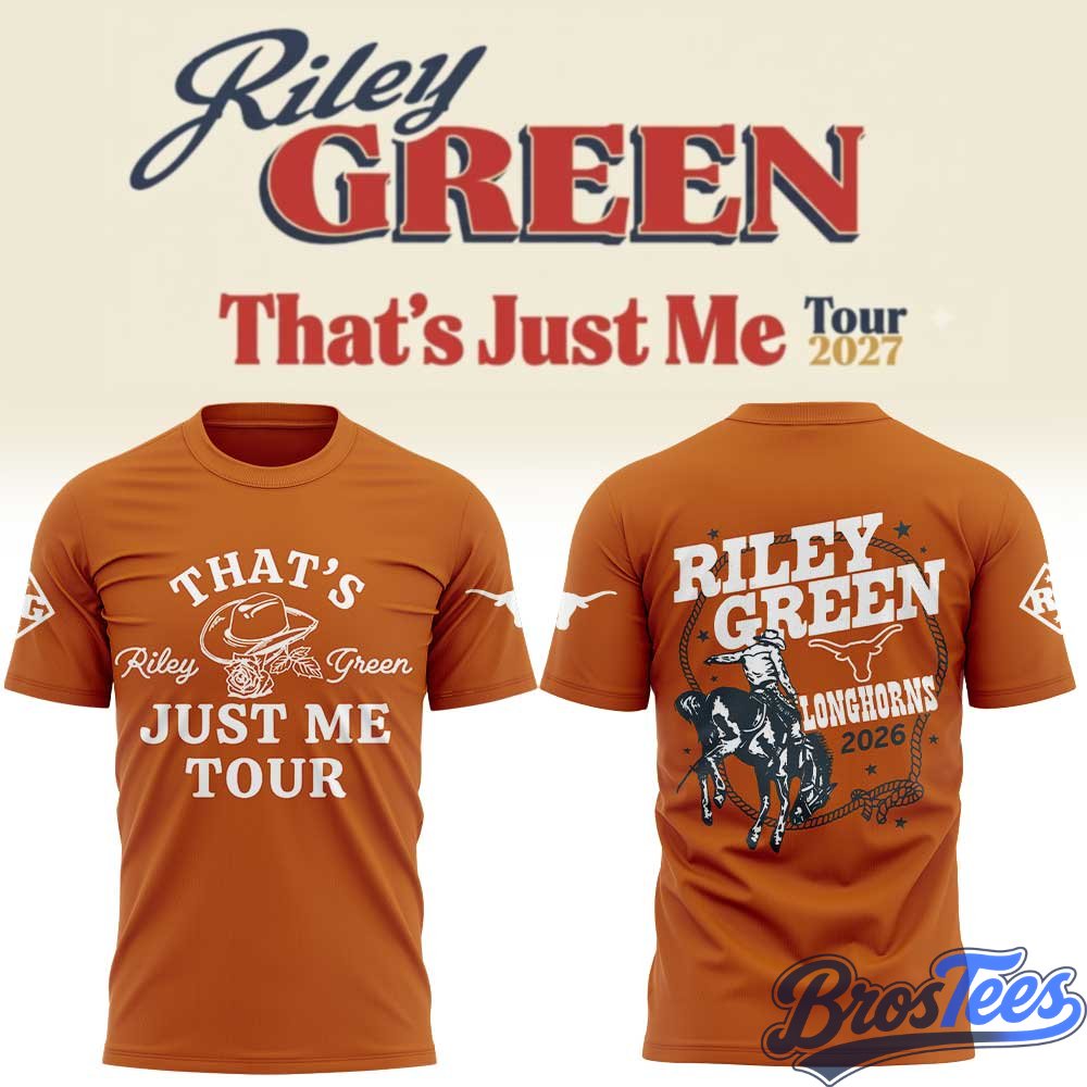 Texas Longhorns x Riley Green “That’s Just Me Tour” Limited Edition Shirt