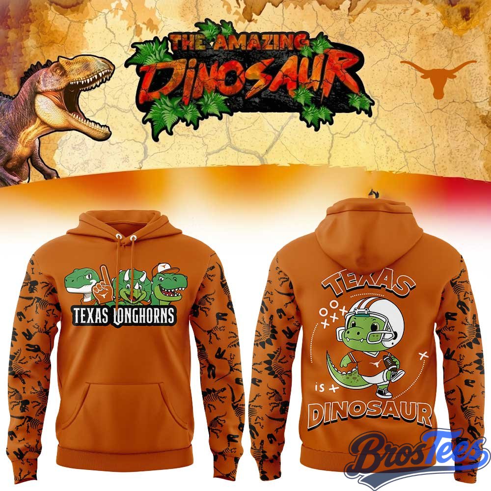 Texas Longhorns x The Amazing Dinosaur 2026 Hoodie