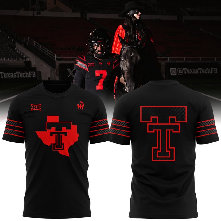 Texas Tech Red Raiders Let's Ride Special New Uniform T-Shirt