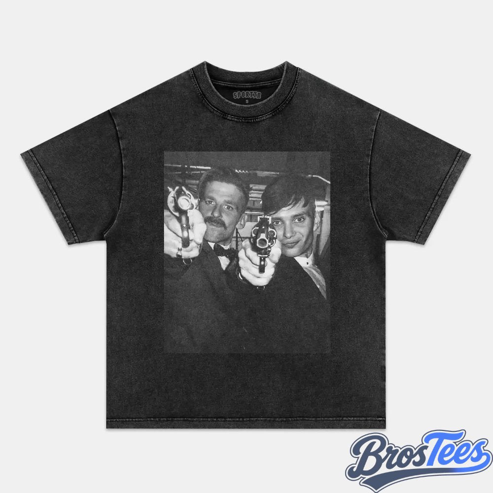 The Boondock Saints Connor and Murphy MacManus Pointing Guns Tee