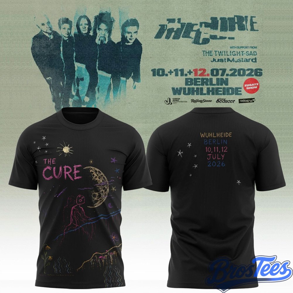 The Cure Exclusive Berlin Weekend Event T-Shirt