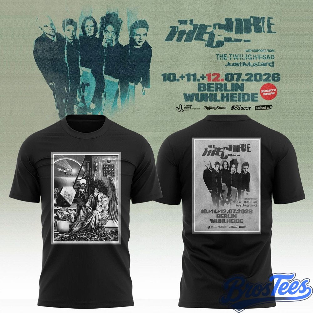 The Cure Exclusive Berlin Weekend Event T-Shirt