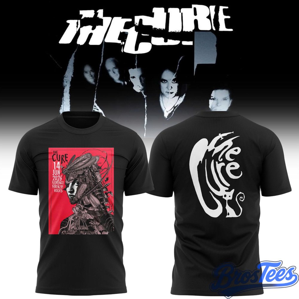 The Cure Florence 2026 Event T-Shirt