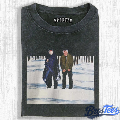 The Sopranos Paulie Gualtieri and Christopher Moltisanti Walking Through Snow Tee